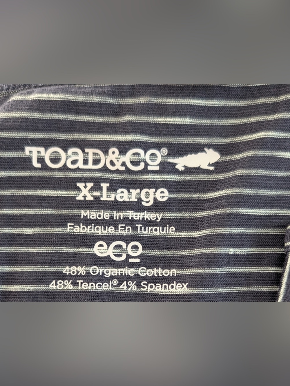 Toad & Co. Women’s Tamaya Dos Tunic Nightsky Stripe NWT Size XL - Picture 5 of 11